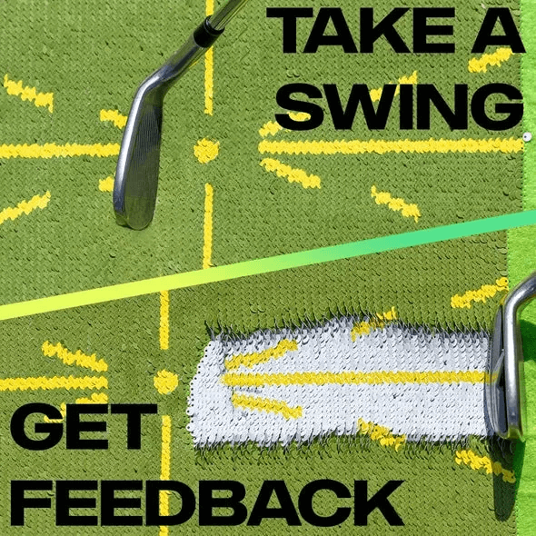 Golf Training Mat for Swing Detection Batting⛳️