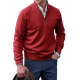 Men's Cashmere Zipper Basic Sweater