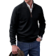 Men's Cashmere Zipper Basic Sweater