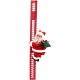 Electric Climbing Ladder Santa